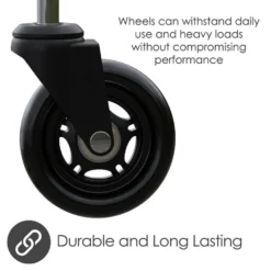 Desire2 Gummihjul for kontorstoler 5-pk. 22 mm