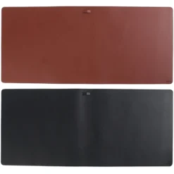 Desire2 Skrivebordsmatte i vegansk skinn 900×400 mm Grå, 90×45 cm