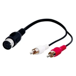 DIN til RCA-adapter 0,2 m