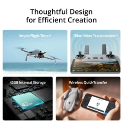 DJI Lito X1 kameradrone med 4K HDR Grå