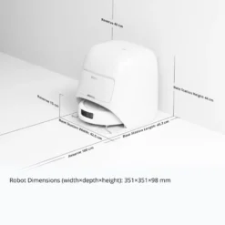 DJI ROMO S – Robotstøvsuger og mopp med 3D LiDAR Water Tank Version