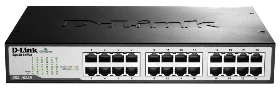 D-Link DGS-1024D Gigabitswitch 24 porter