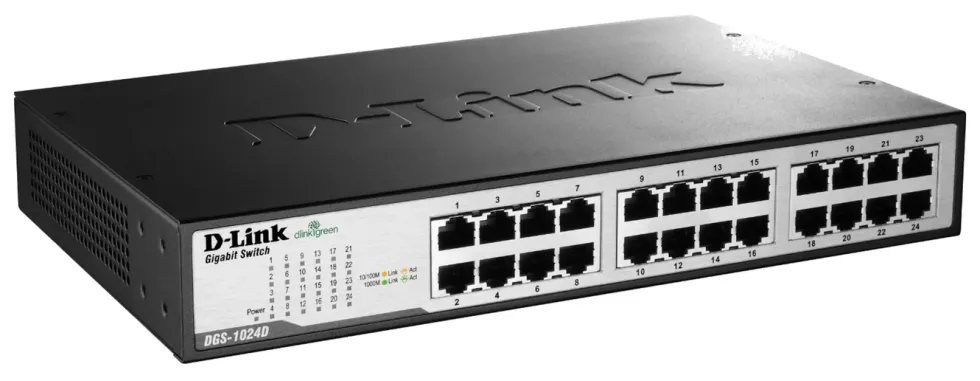 D-Link DGS-1024D Gigabitswitch 24 porter