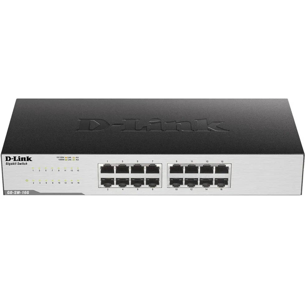 D-Link GO-SW-16G 16-porters gigabitswitch