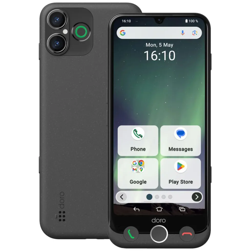 Doro Aurora A31 smarttelefon Grafittgrå
