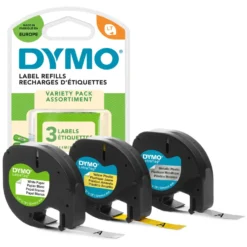 Dymo Letratag merketape 3-pakk