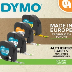 Dymo Letratag merketape 3-pakk