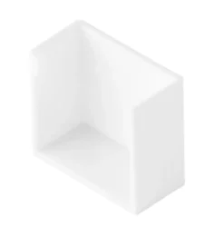 Endestykke for kabelkanal 20x10 mm
