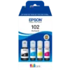 Epson 102 EcoTank påfyllingsblekk 337 ml - multipakke