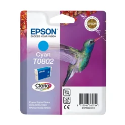 Epson T0802 Blekkpatron - Cyan