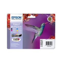 Epson T0807 Blekkpatroner - Multipakke