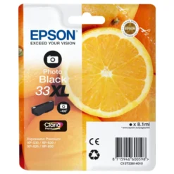 Epson T3361 blekkpatron, fotosvart XL