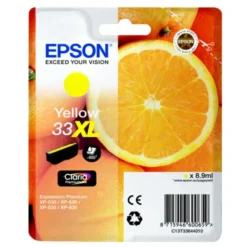 Epson T3364 blekkpatron, gul XL
