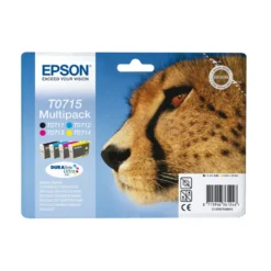 Epson T0715 Blekkpatron 4-pk.