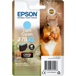 Epson T378 XL Blekkpatron - Lys cyan