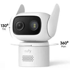 Eufy C31 Overvåkningskamera med 360° panorering Hvit