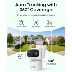 Eufy C31 Overvåkningskamera med 360° panorering Hvit