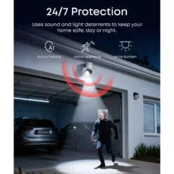 Eufy C31 Overvåkningskamera med 360° panorering Hvit
