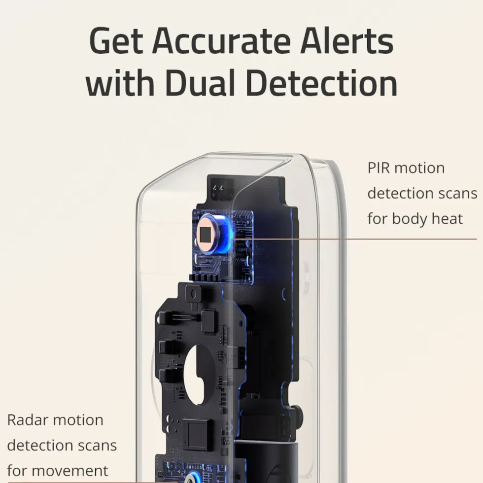 Eufy Dual Video Doorbell 2K Dørklokke med basestasjon