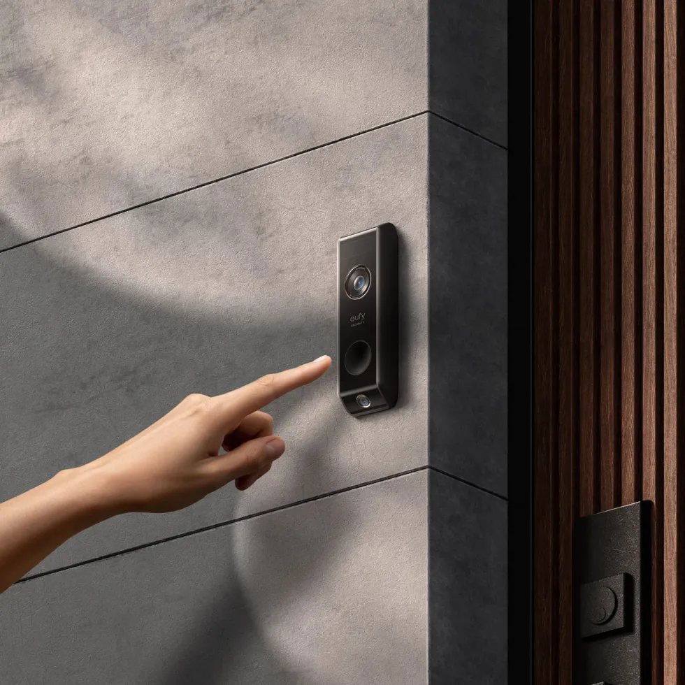 Eufy Dual Video Doorbell 2K Dørklokke med basestasjon