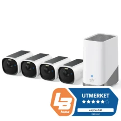 Eufy eufyCam E40 Overvåkingssystem 4-pack