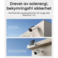 Eufy eufyCam E40 Overvåkingssystem 4-pack