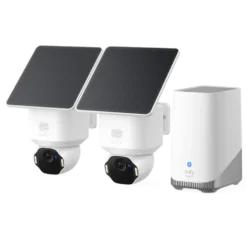 Eufy SoloCam E42 4K-overvåkingskamera 2-pack med HomeBase S380