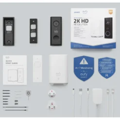 Eufy Video Doorbell 2K med basestasjon