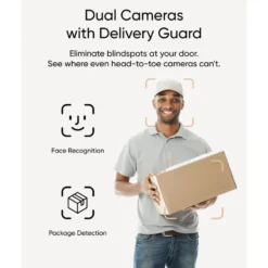 Eufy Video Doorbell 2K med doble kameraer