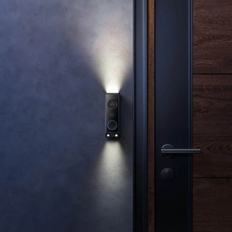 Eufy Video Doorbell 2K med doble kameraer