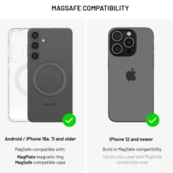 Fixed MagMate MagSafe sugekoppfeste med magnetfeste Rosa