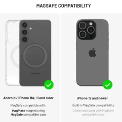 Fixed MagMate MagSafe sugekoppfeste med magnetfeste Svart