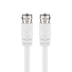F-kabel - Hvit 2,5 m