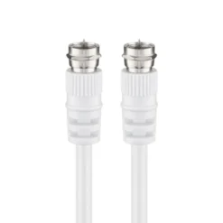 F-kabel - Hvit 2,5 m