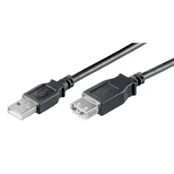 Forlengelseskabel for USB 2.0 Svart 5 m