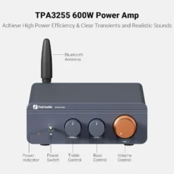 Fosi Audio BT20A Pro stereoforsterker 2x100 W med Bluetooth