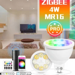Gledopto Smart MR16 12 V LED-pære RGB+CCT 250 lm