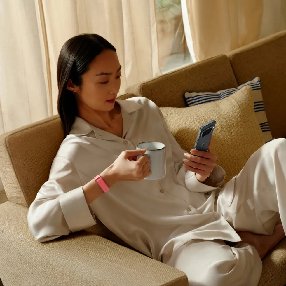 Google Fitbit Air skjermløst aktivitetsarmbånd Berry
