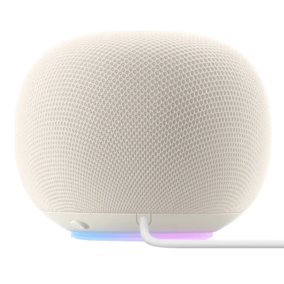 Google Home Speaker smart høyttaler med Gemini Porcelain