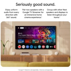 Google Home Speaker smart høyttaler med Gemini Porcelain