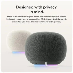 Google Home Speaker smart høyttaler med Gemini Porcelain