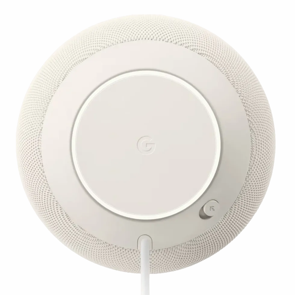 Google Home Speaker smart høyttaler med Gemini Porcelain