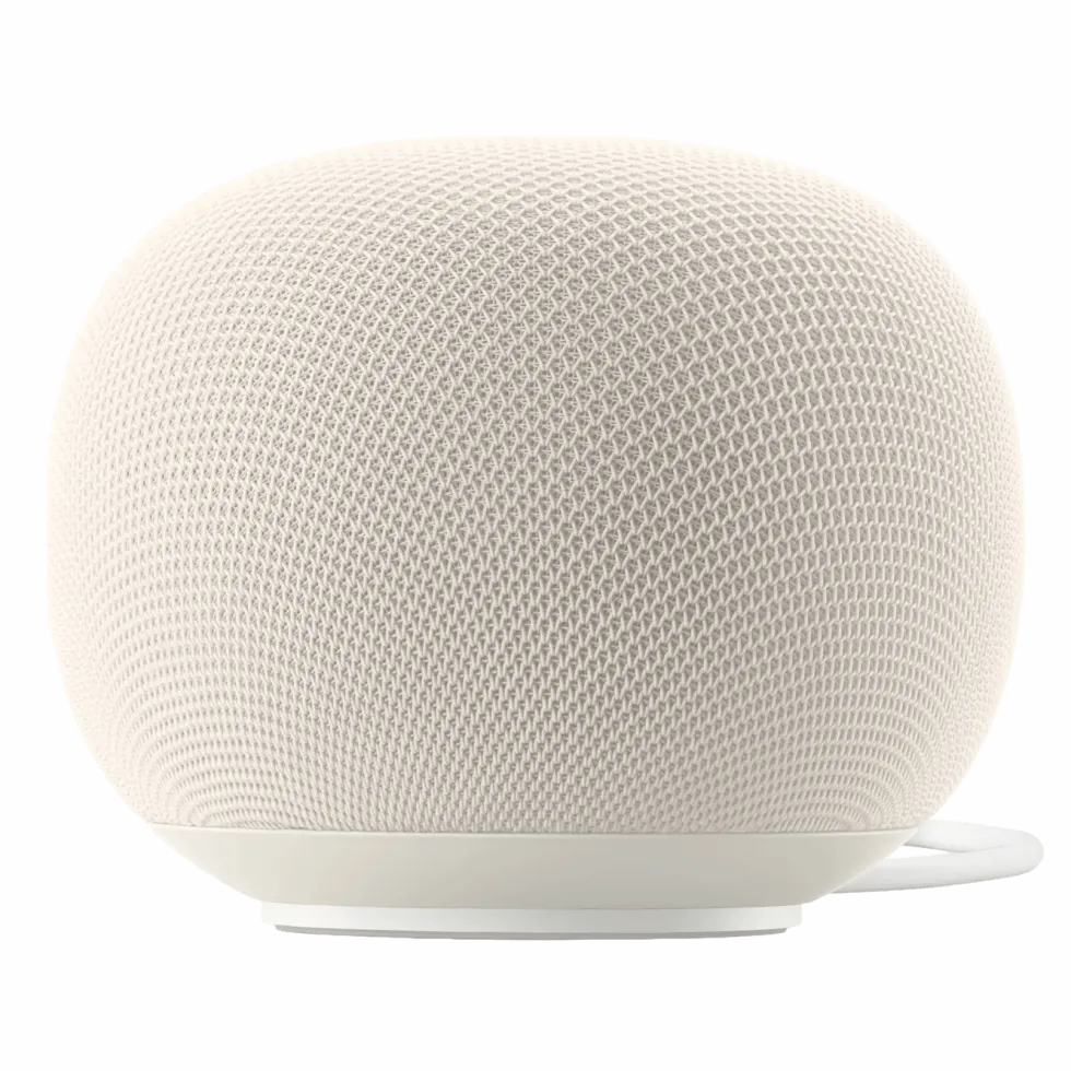 Google Home Speaker smart høyttaler med Gemini Porcelain