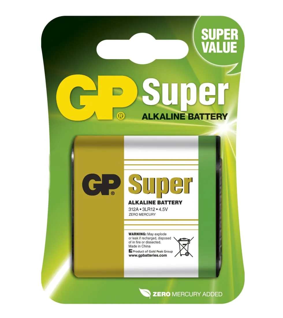 GP 4,5 V-batteri (3LR12)