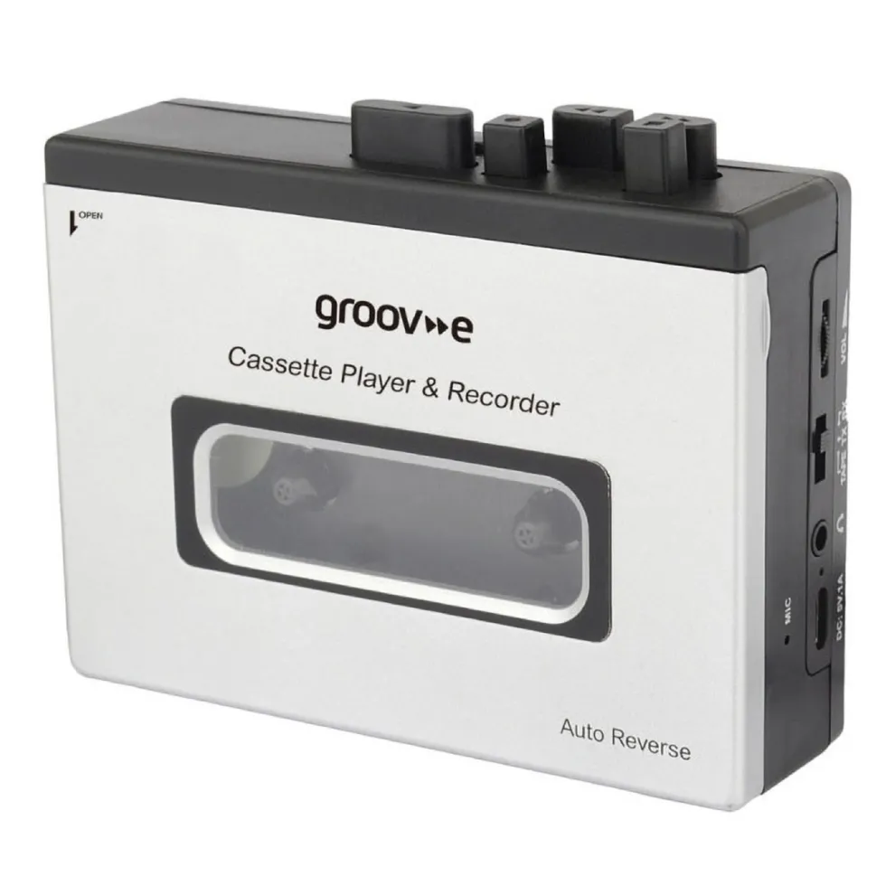 Groov-e Bærbar kassettspiller med Bluetooth