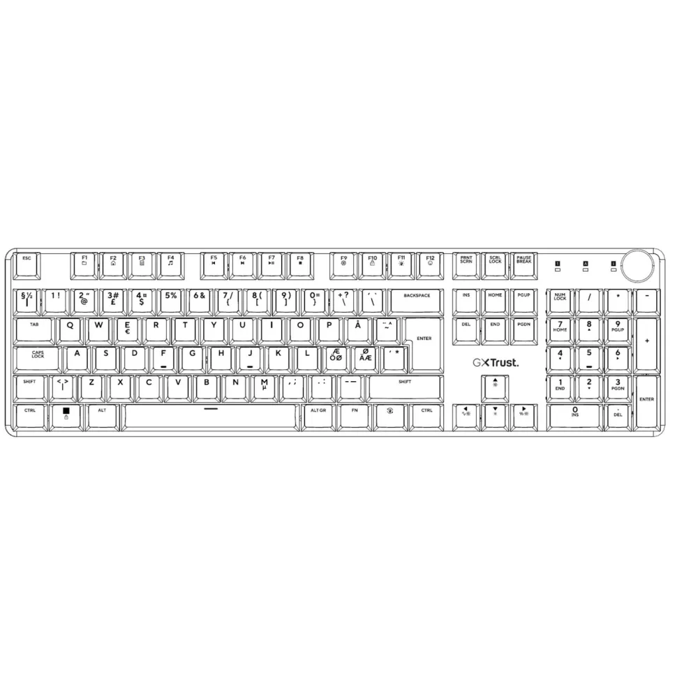 GXTrust GXT 863 Mekanisk tastatur
