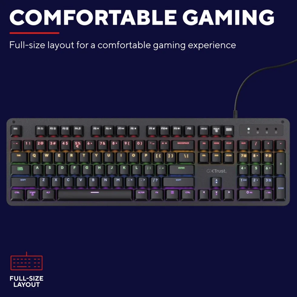 GXTrust GXT 863 Mekanisk tastatur
