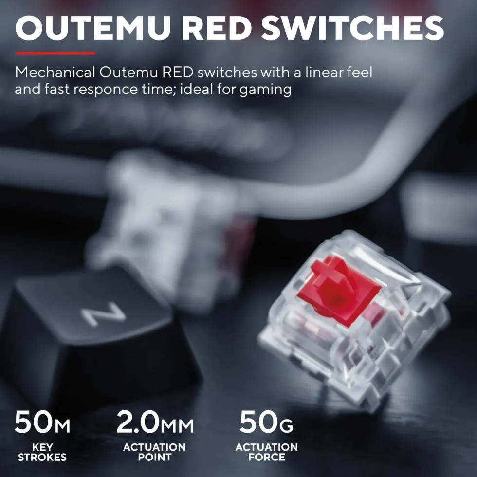 GXTrust GXT 863 Mekanisk tastatur