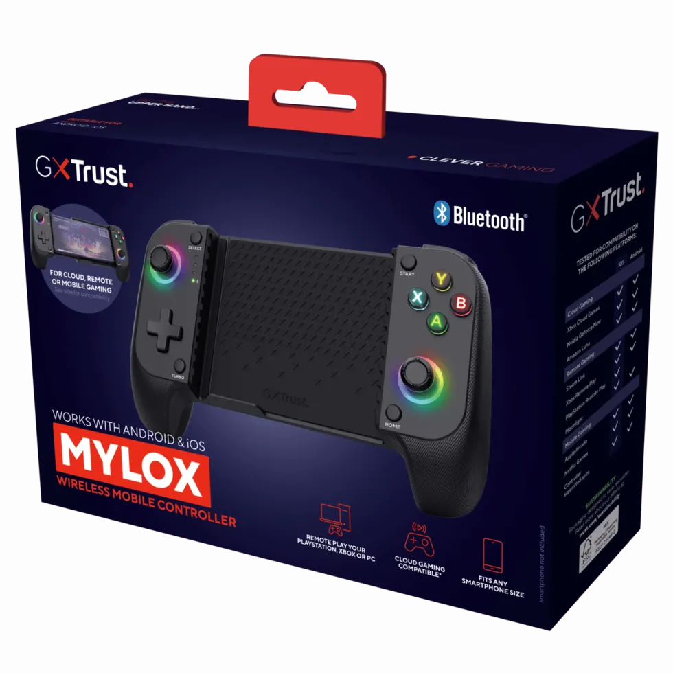 GXTrust GXT 735 Mylox trådløs mobil håndkontroller Svart