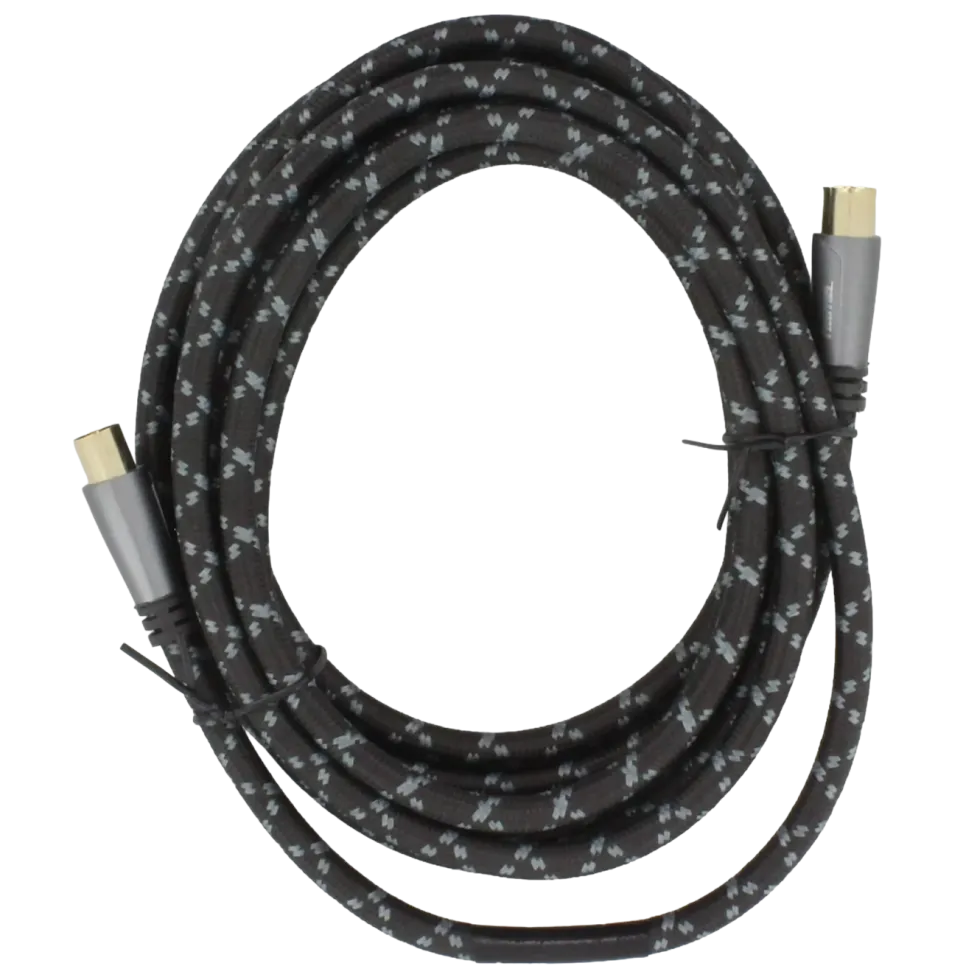 Hama Antennekabel med quad-skjerming 120 dB 3 m